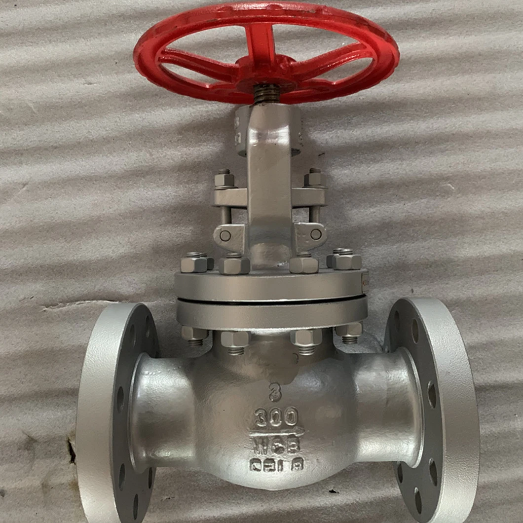 Cast Steel Globe Valve API DN 50 to DN 600 Manual Cast Iron Flanged Straight Globe Valve