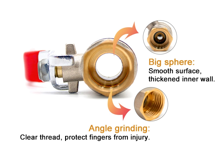 Water/Gas Gold and Silver Ifan Cryogenic Ball Valves Gas Valve